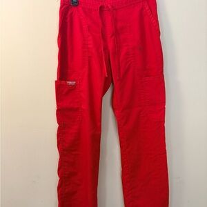 Cherokee workwear women’s scrub Red Cargo Pants